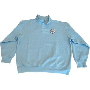Manchester City Retro Relaxed Fleece Light Blue Men’s Sports Design Sweden
